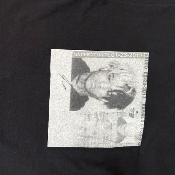 Revenge X Driver's License Tee Cement Size Small - Picture 6 of 9